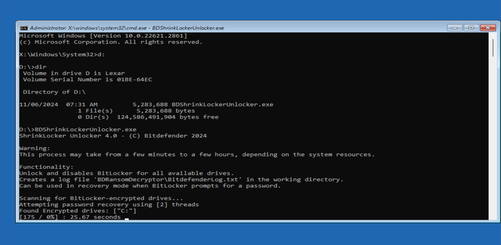 A computer screen with white text
Description automatically generated