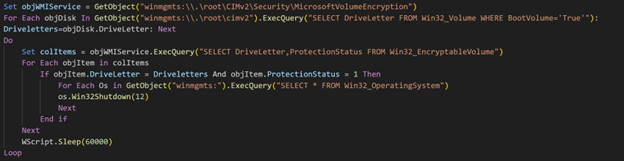 A screen shot of a computer code
Description automatically generated